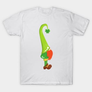 Saint Patrick's Day, Lucky Clovers, Cute Gnome T-Shirt